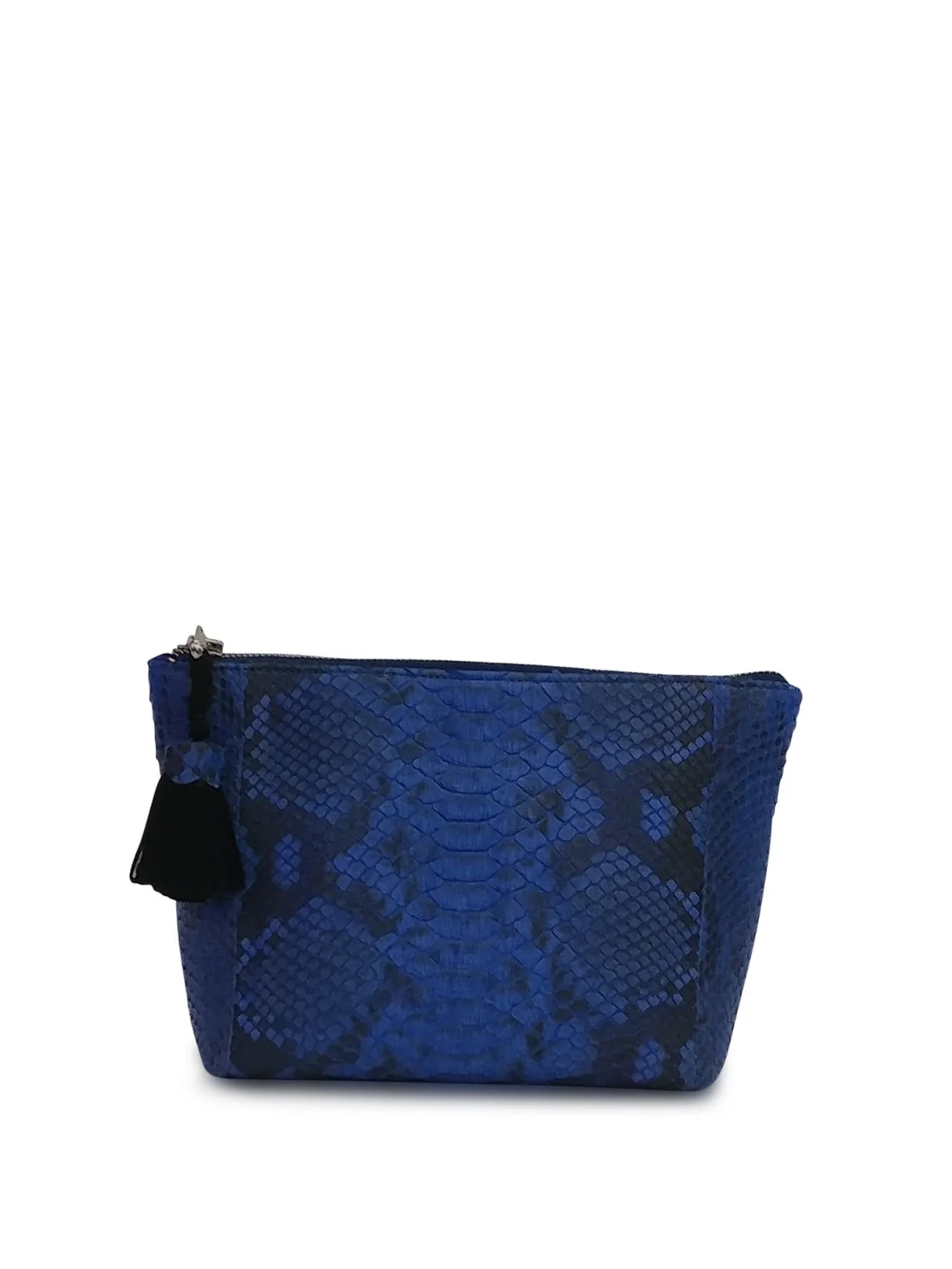 Anthony Luciano custom Lucy Zip Pouch - Cobalt Mix Python