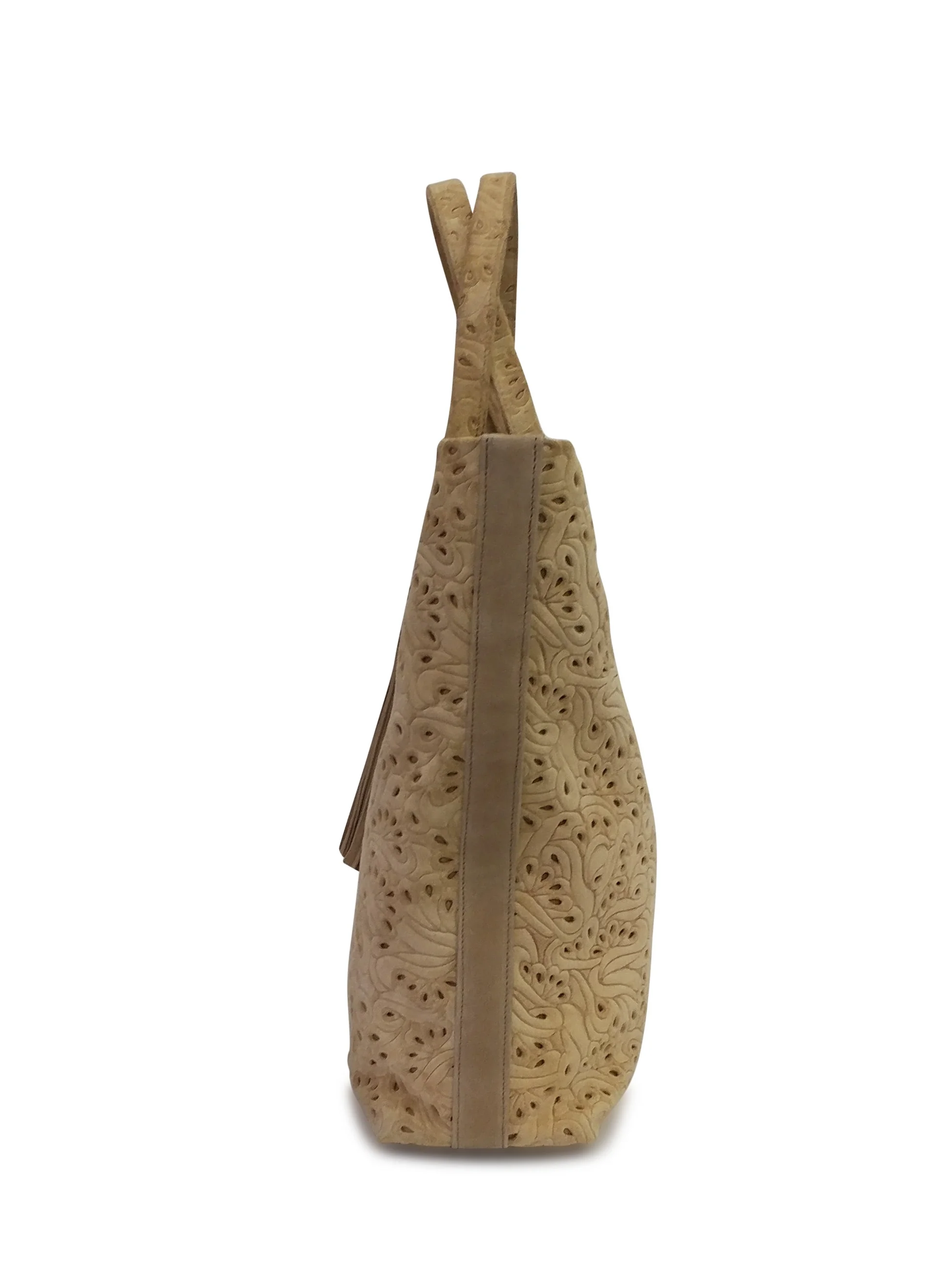 Anthony Luciano custom Barrow Tote - Embossed Suede