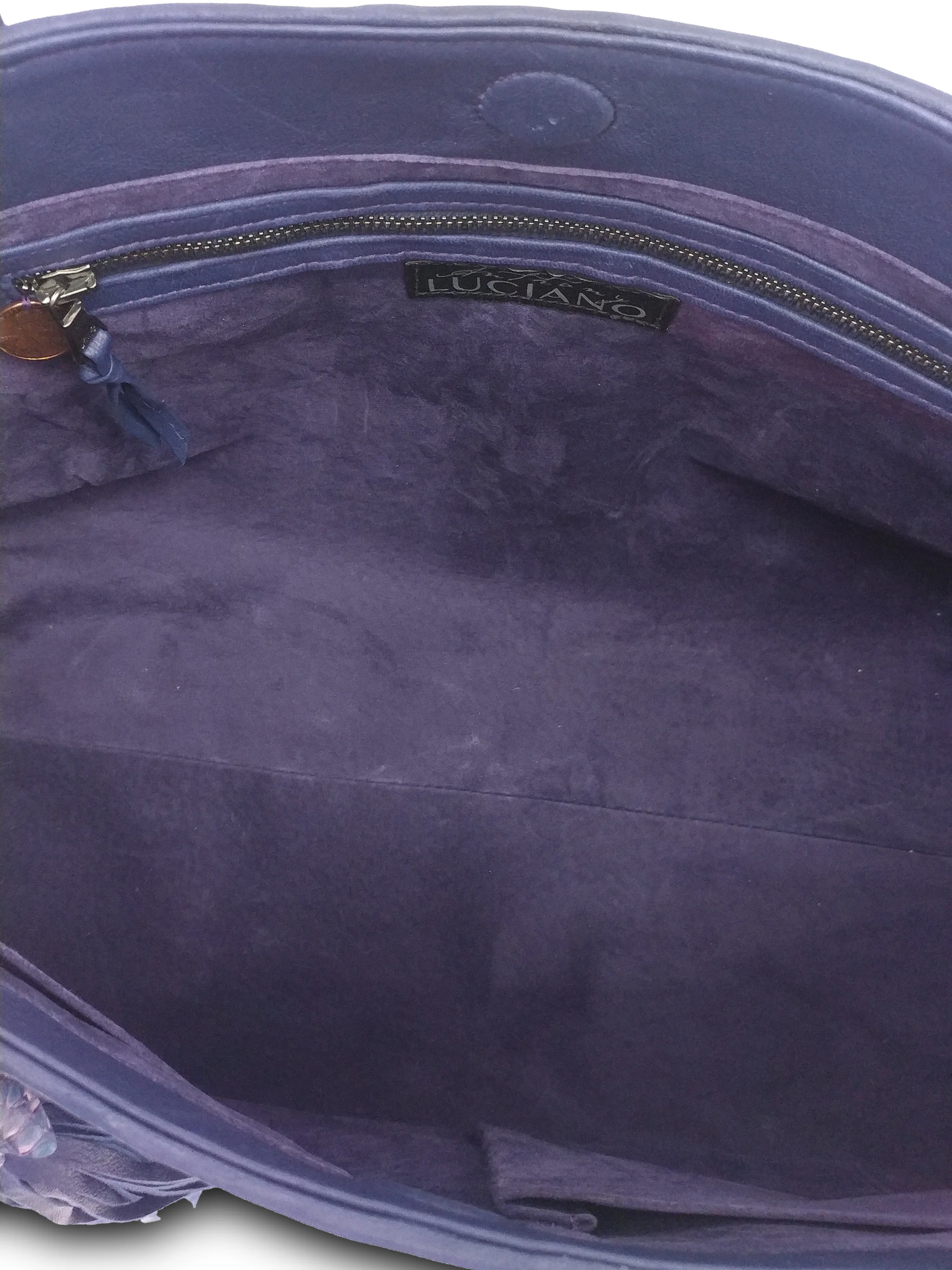 Anthony Luciano Custom Olivia Tote- Variegated Purple Blue Python