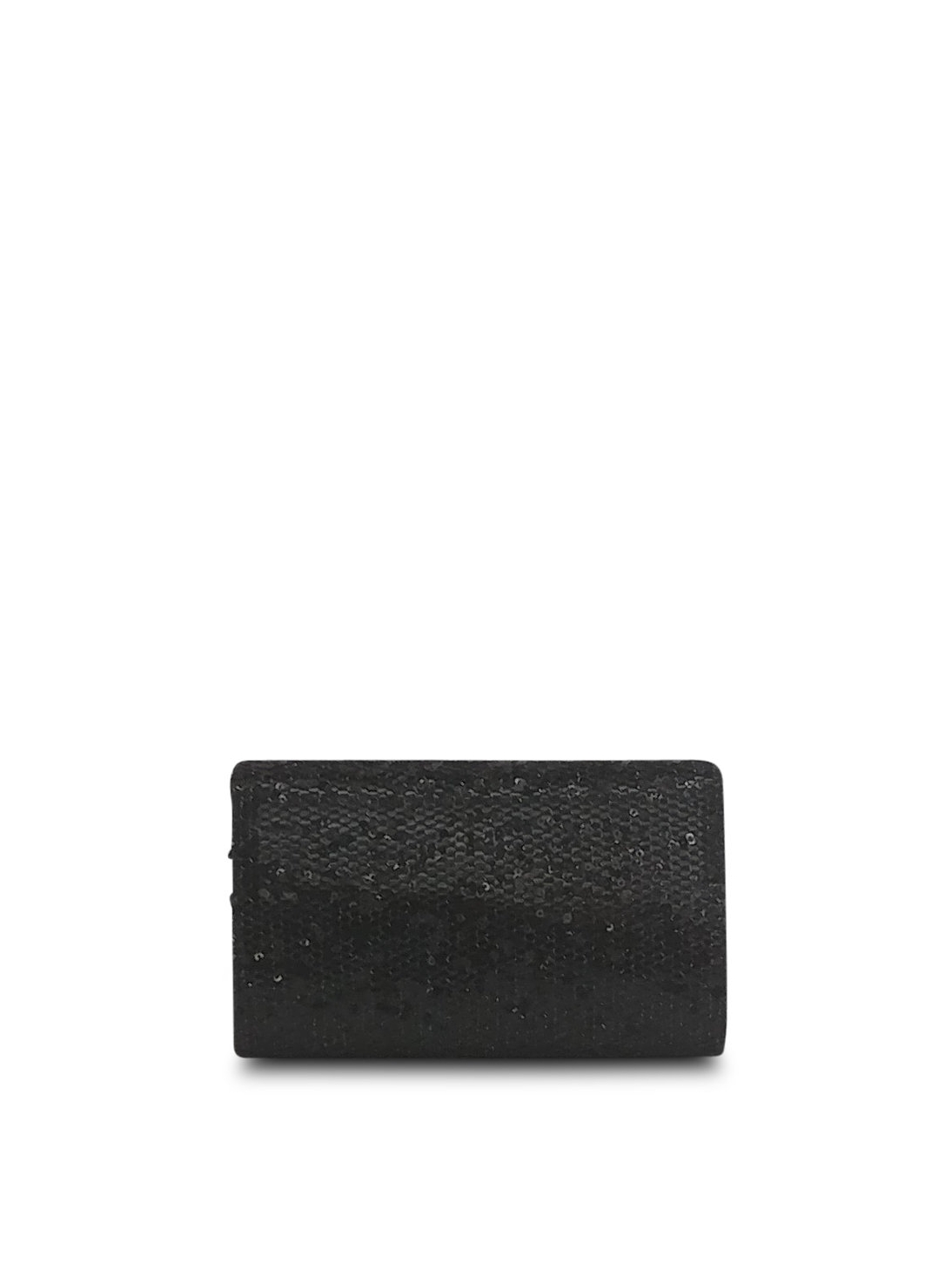 Anthony Luciano custom Lola Crossbody Clutch - Black Sequined Leather