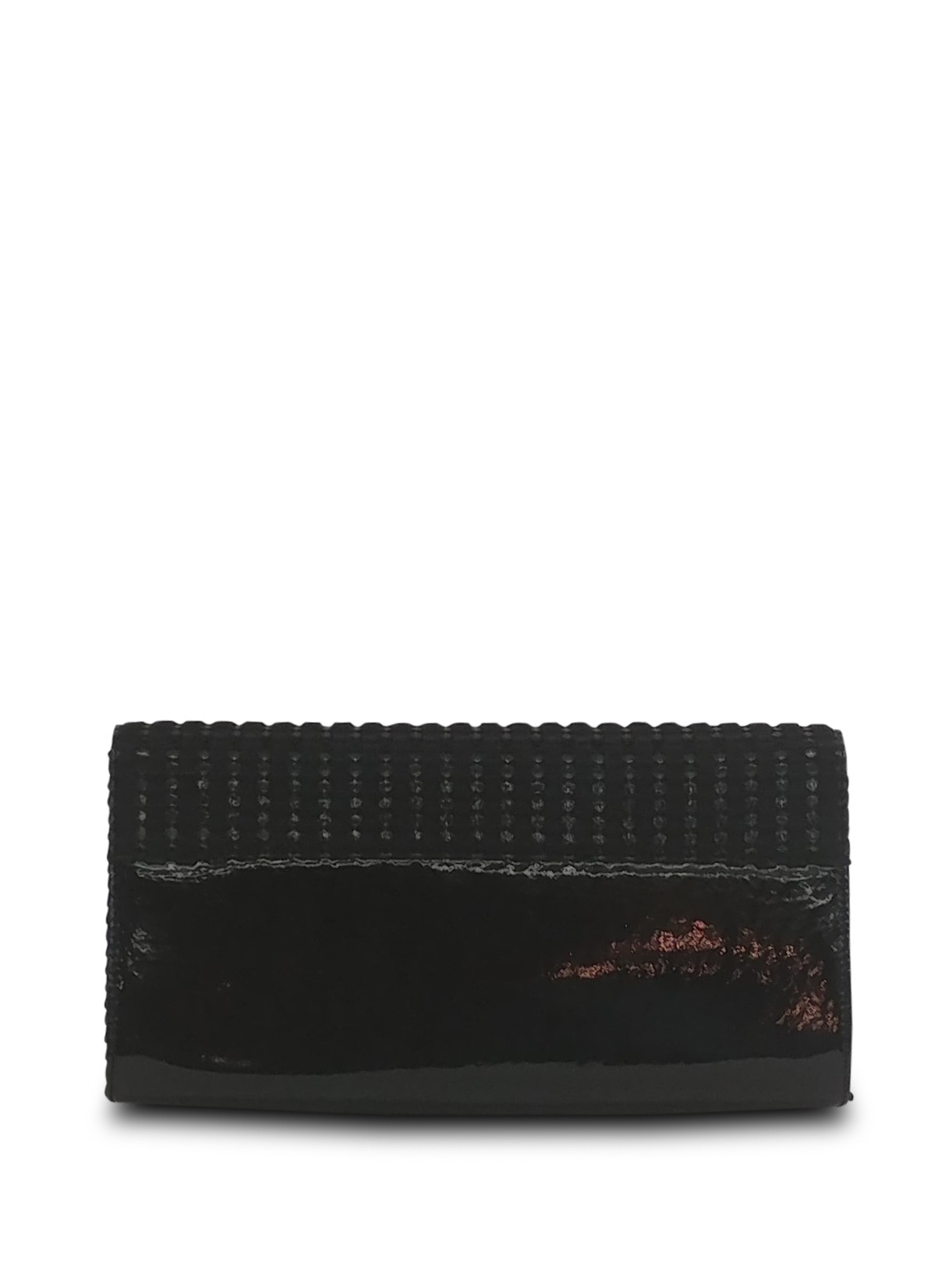 Anthony Luciano custom Kiki Clutch - Black Ribbon/Patent Leather