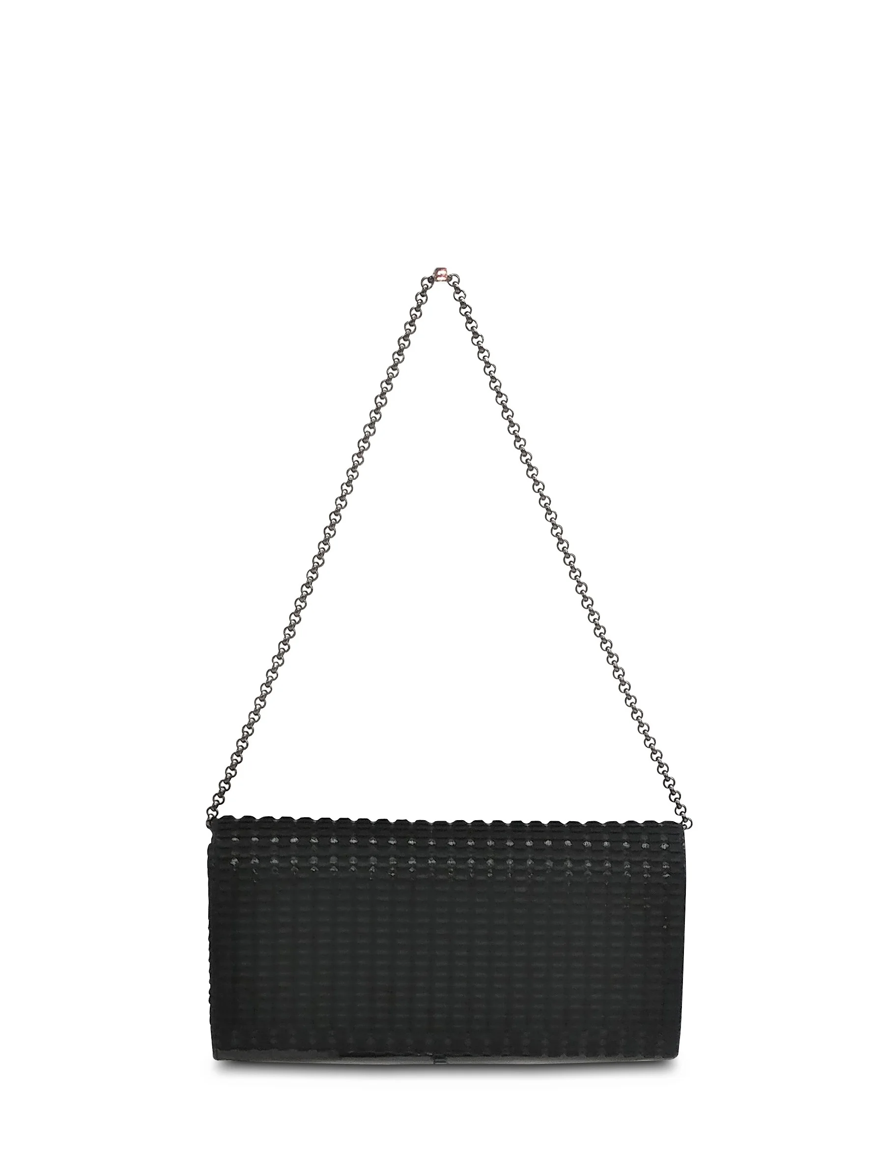 Anthony Luciano custom Kiki Clutch - Black Ribbon/Patent Leather