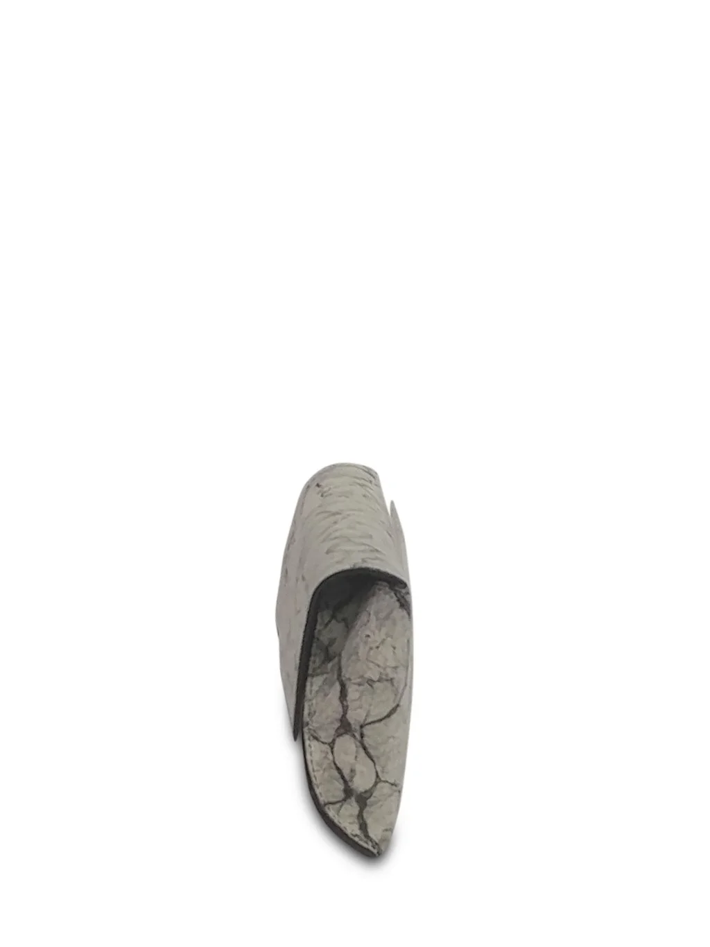Anthony Luciano custom Origami Clutch - Ivory/Black Leather