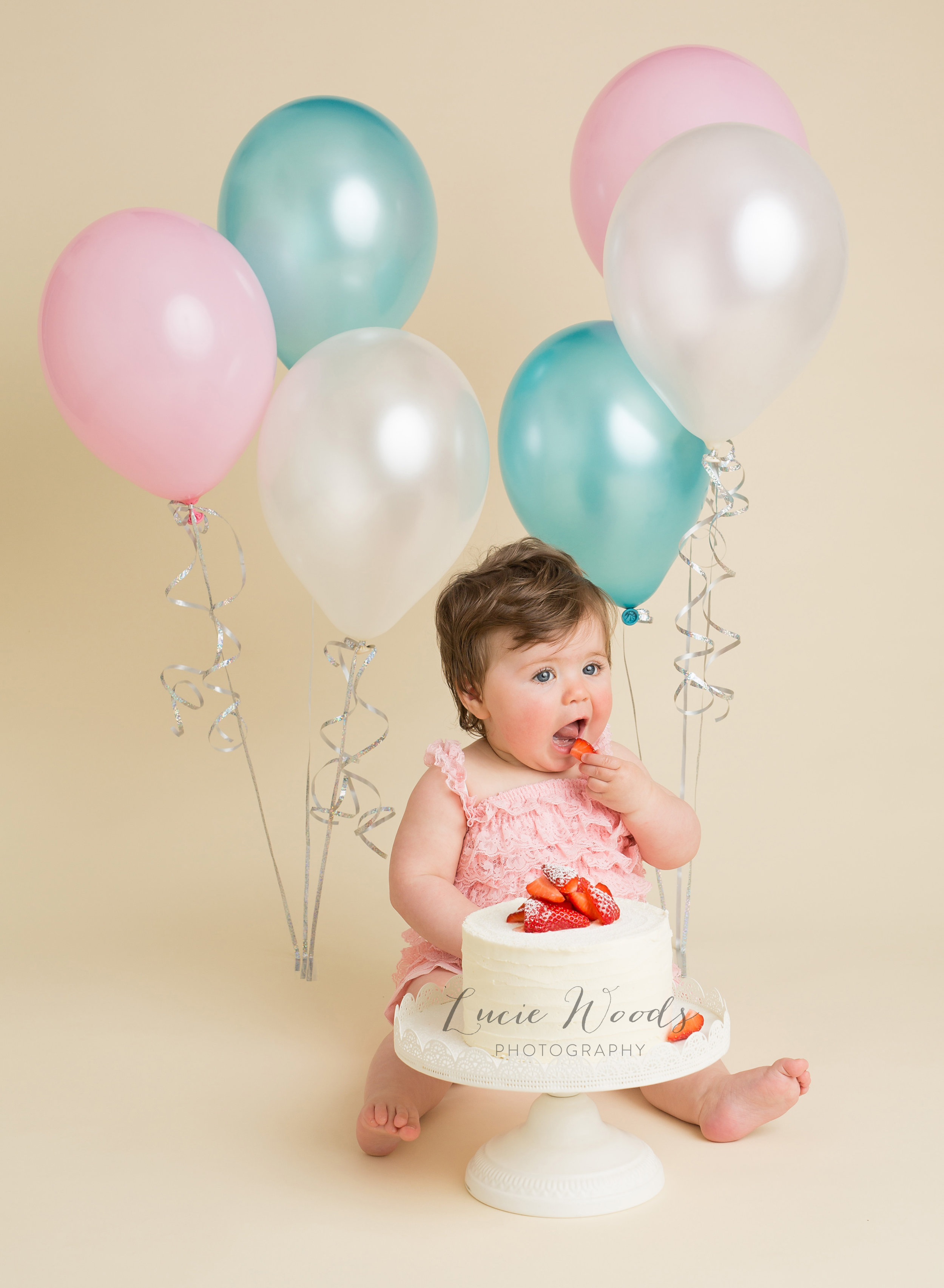 Newborn photographer baby photos photo Manchester Lancashire Rawtenstall Lucie Woods Photography cake smash milestones