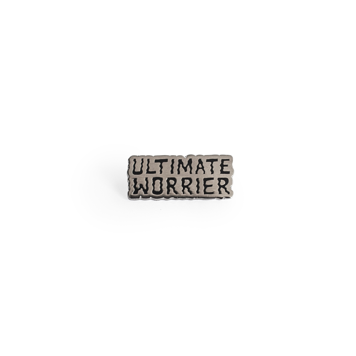 Ulitmate Worrier Pin WHT.jpg