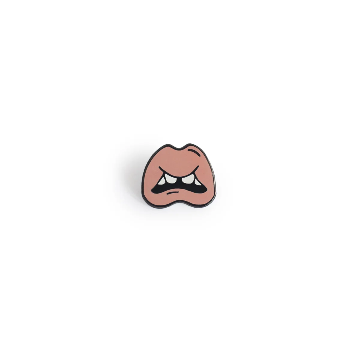 PUFFER LIPS CLOISONNE PIN