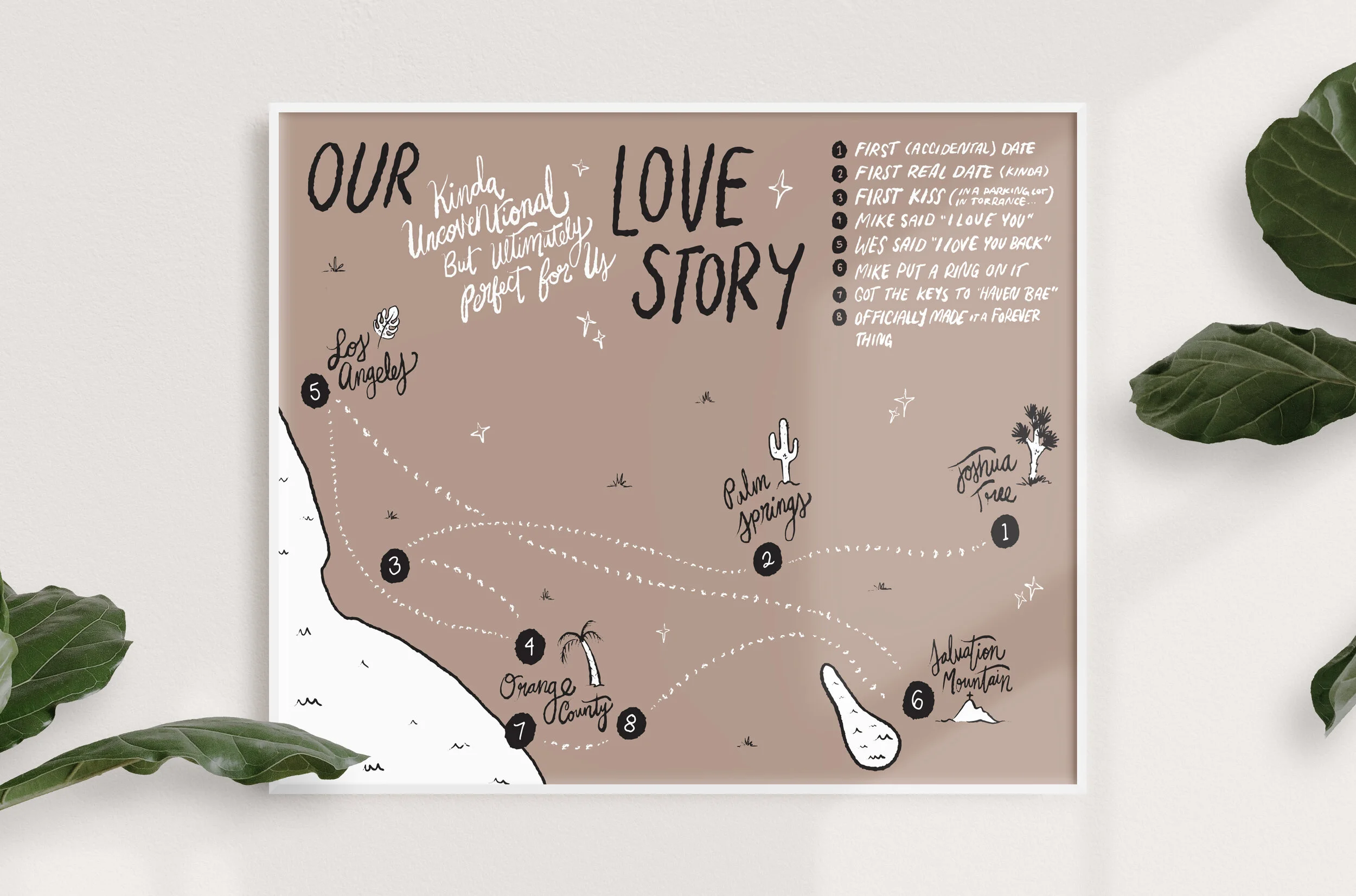 Custom Love Map *DIGITAL DOWNLOAD*