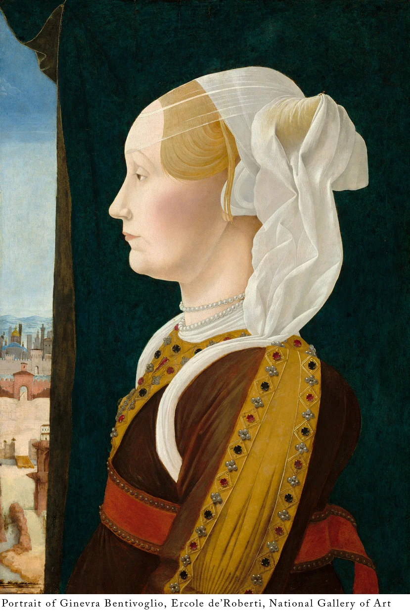 Maria and the Portrait of Ginevra Bentivoglio