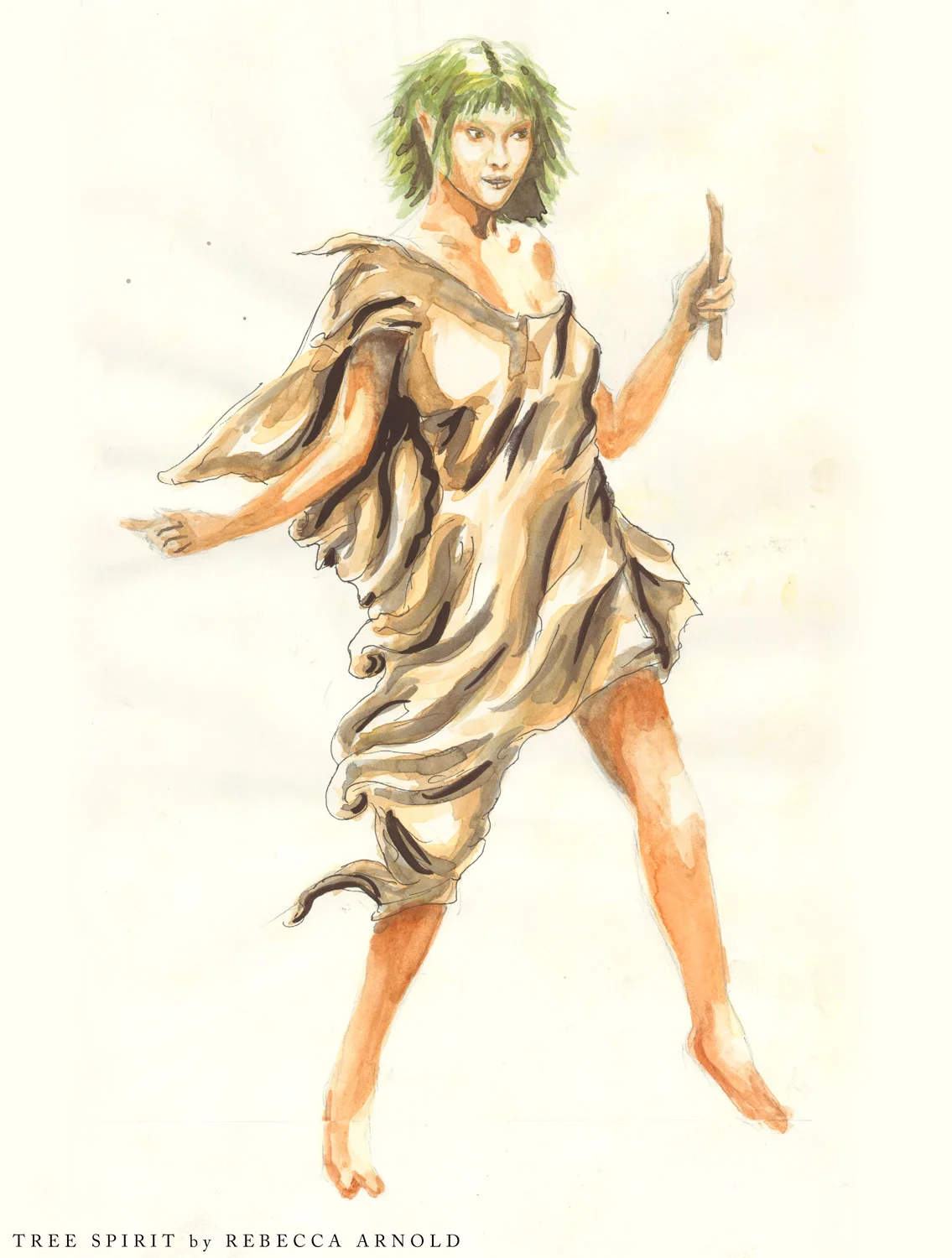 The Girl with Green Hair