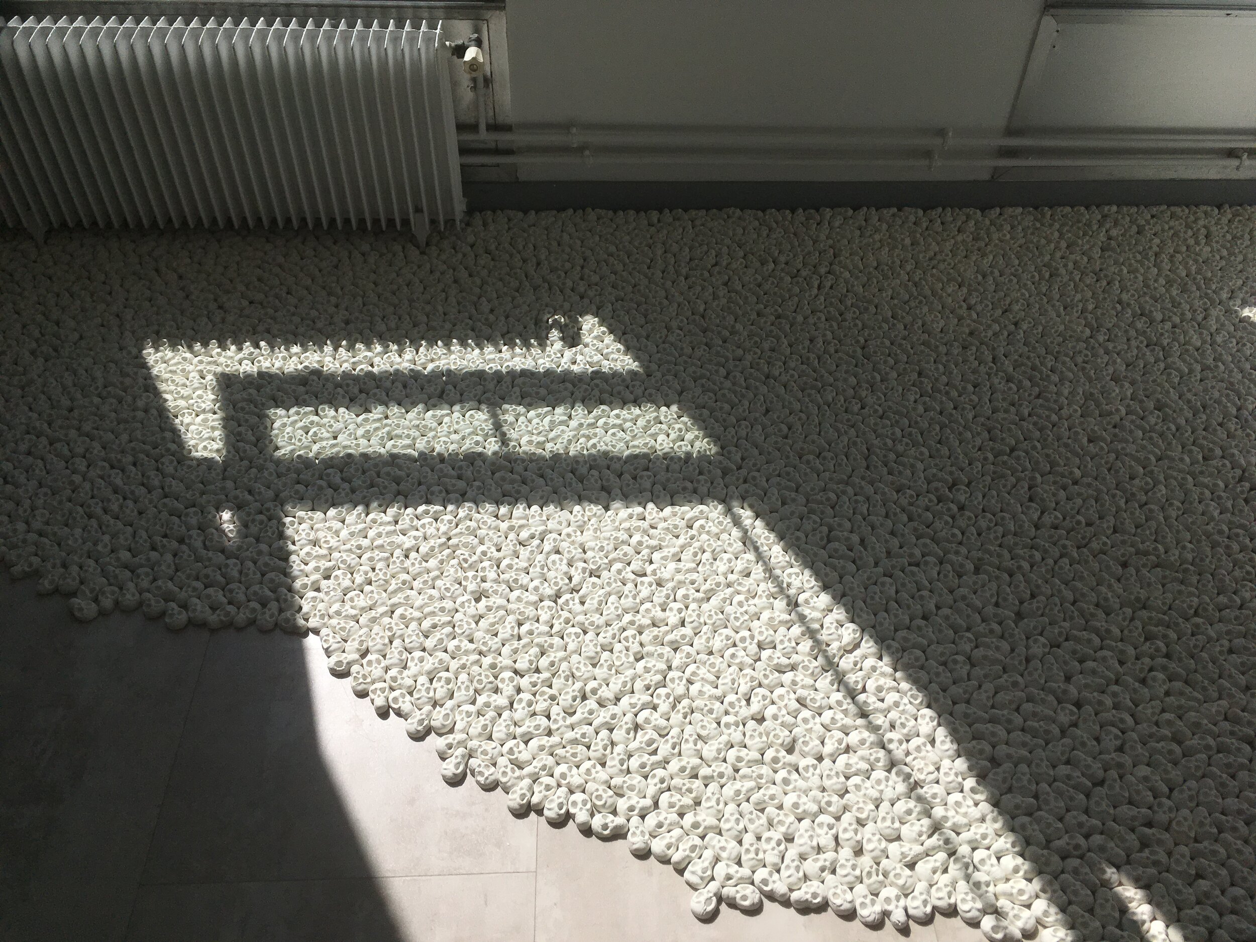 Nino Sarabutra_Installation_WHAT WILL YOU LEAVE BEHIND_2_Catching the afternoon sun in the studio.JPG