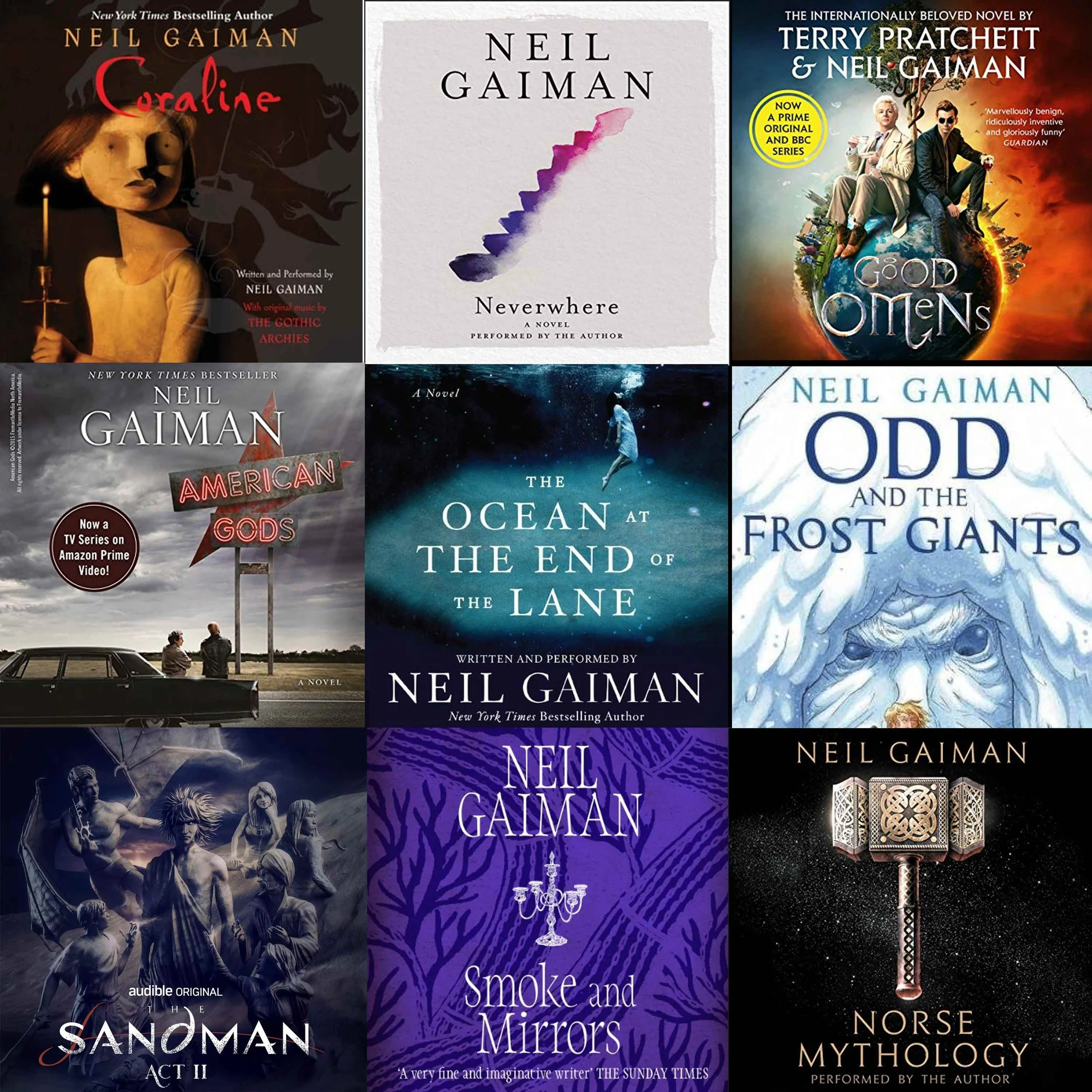 NEIL GAIMAN - Writer, Producer, Showrunner - The Sandman, American Gods, Good Omens, Coraline