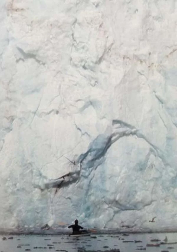 Kyaking Among the Ice Children