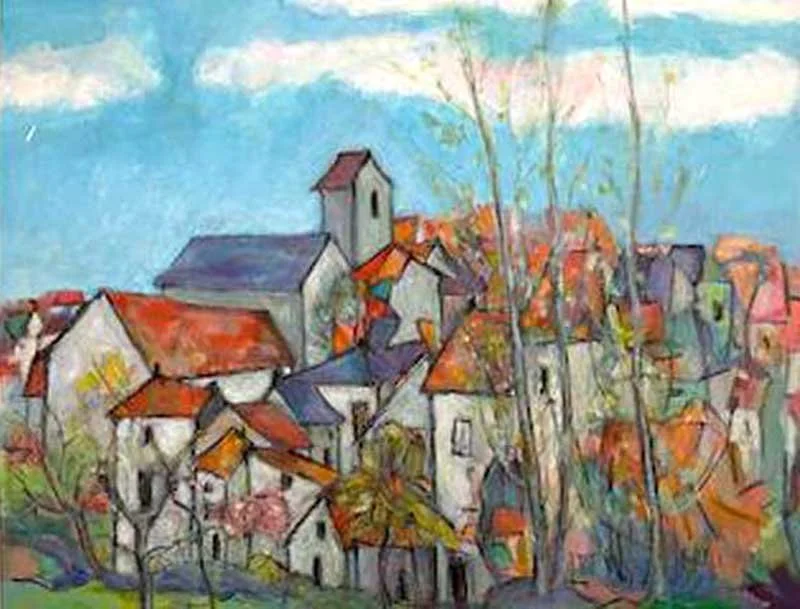 My mother and painting