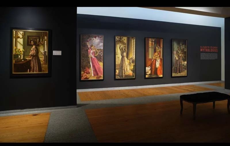  Installation:  Elizabeth Colomba: Mythologies  Portland Museum of Art, Portland, ME, 2023. Credit: Luc Demers 
