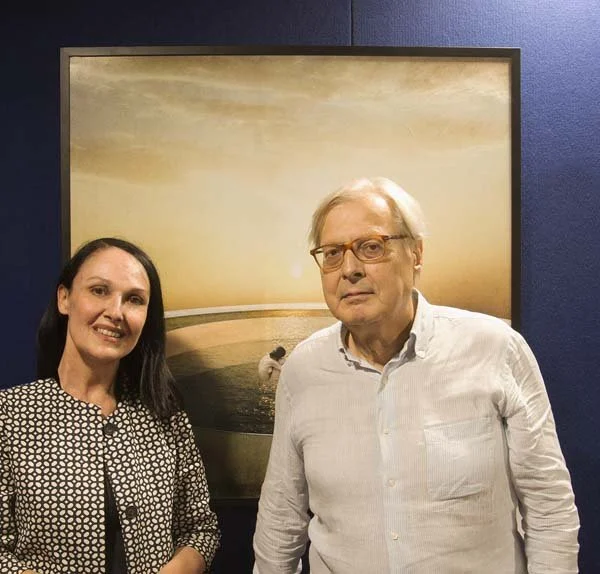  1st Biennial Art Expo 2023 - Ariston Theater in Sanremo: Sgarbi Photo credit:&nbsp;Maria Tymińska 