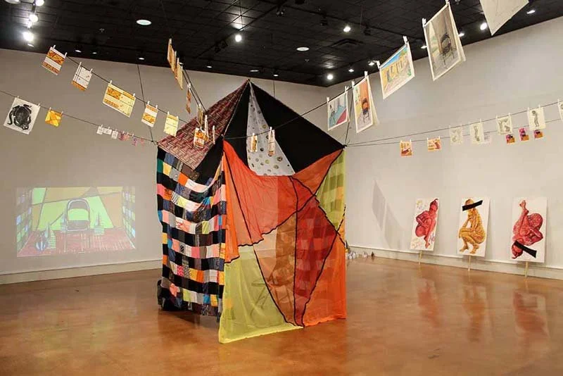   Have a Safe Space or How to be Vulnerable and Unapologetic,  2022, installation Photo credit:&nbsp;Courtney Nicole Googe 