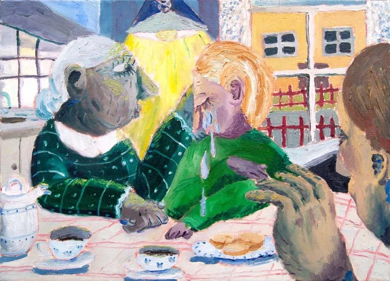   Påtår  Oil on canvas, 2025 