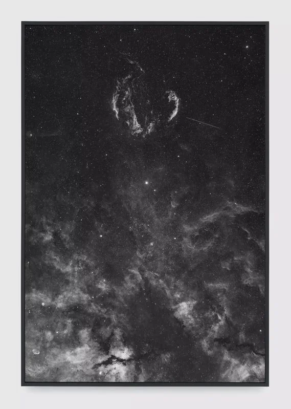  Trevor Paglen, &nbsp;Unknown #85237 (Unclassified object near The Eastern Veil) ,&nbsp;2023, silver gelatin LE print, 80" × 54" (203.2 cm × 137.2 cm) framed, 81-1/8" × 55-1/8" (206.1 cm × 140 cm) © Trevor Paglen. Courtesy of Pace Gallery. 