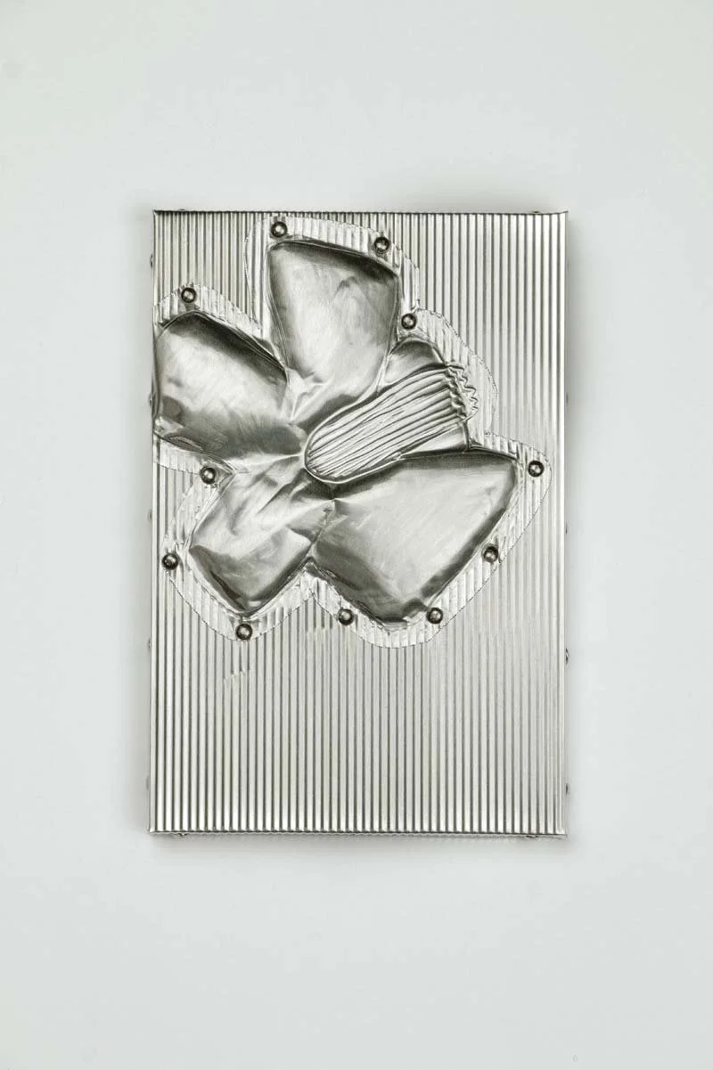   YVIMVGIPP  Plywood, corrugated metal, nails, 2025 Photo credit: Martin Hooke 