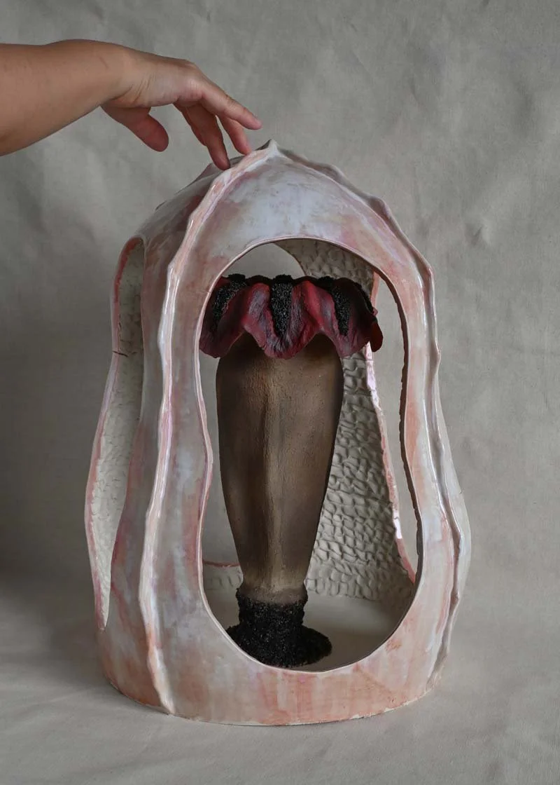 Medusa+(Poppy),+2024,+porcelain,+Michele+Xiaoyun+Fancreative-process-podcast.jpg