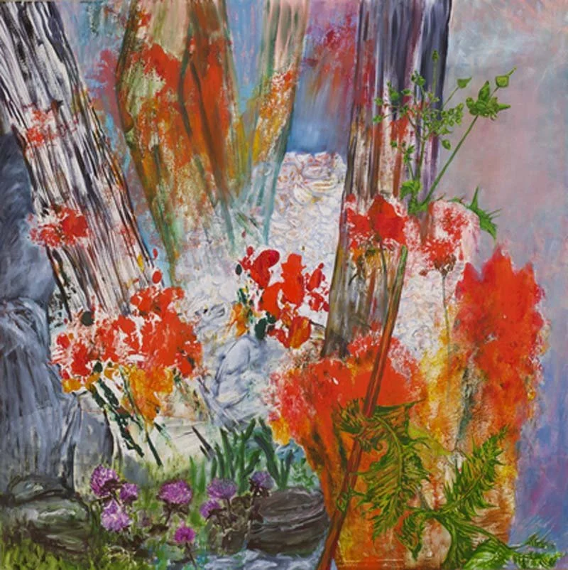  Rain Expected 48"x48", oil on linen, 2024 