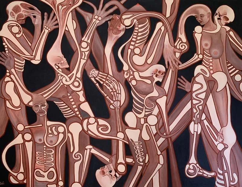  Organism Humanity Acrylic On Canvas, 200x260cm, 2020 