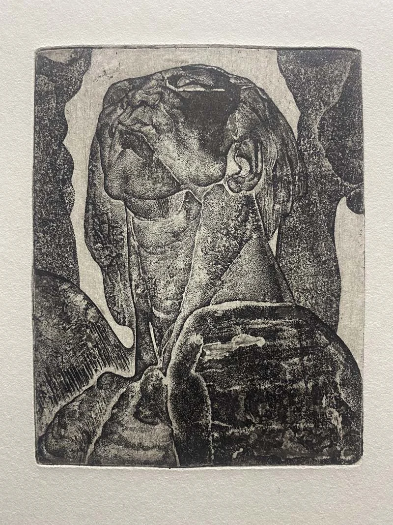  «Sphinx» etching 2024 