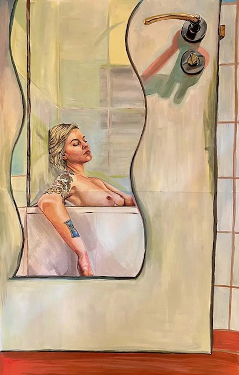  In The Mirror (Paris Tub II), 2022 