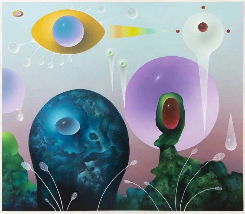 “A Hole in the World”, oil on canvas, 60 inches x 60 inches (152.4 cm x 152.4 cm), 2024 