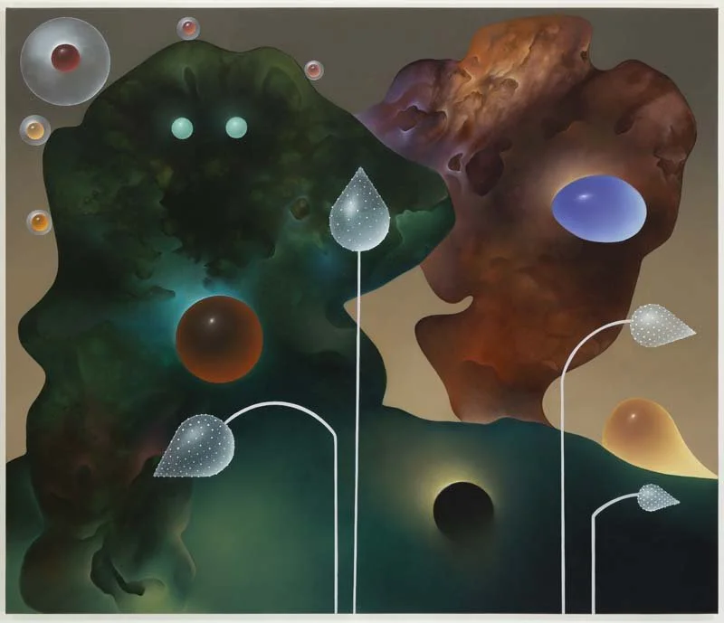  “Chthonic Mover”, oil on canvas, 60 inches x 70 inches (152.4 cm x 177.8 cm), 2024 