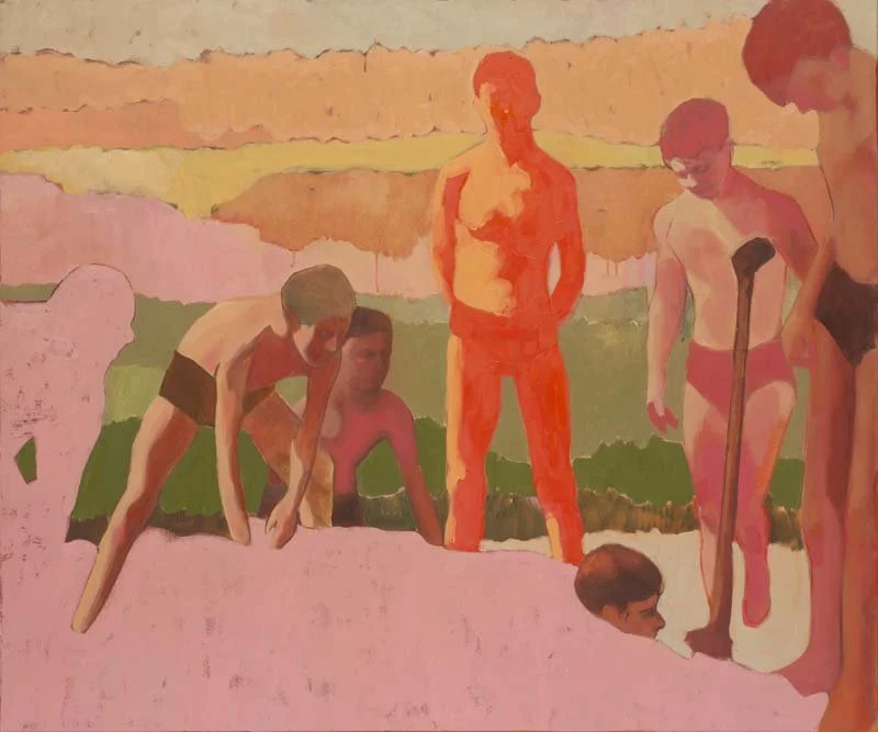  Games 120x100cm Oil on Canvas 