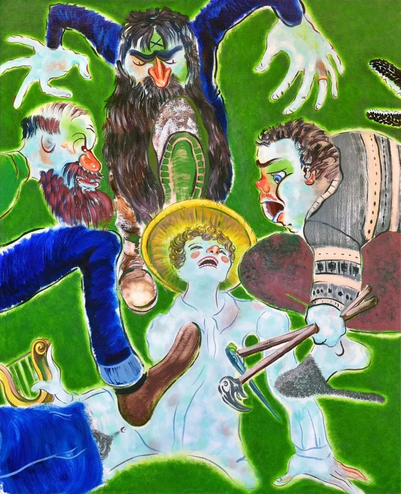  The Dead Ringer W 47 X H 58 inches 2021 Oil on canvas 