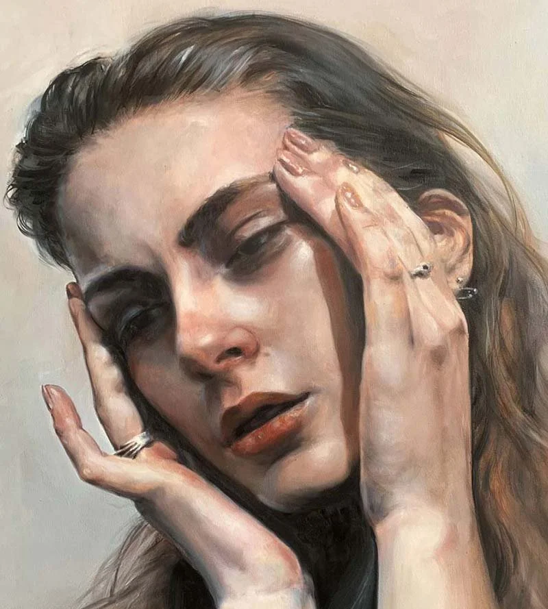  Untitled / thank you Megan Semple Oil on stretched canvas 2025 (70 x 80 cm) 