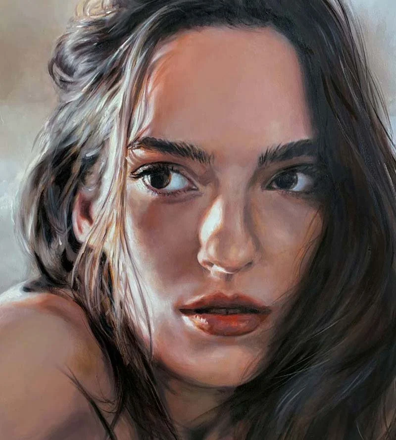  Untitled / thank you Karina Matvienko Oil on stretched canvas 2025 (70 x 80 cm) 