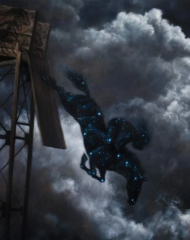   Momentum , 2025, oil on canvas. Courtesy of the artist. 