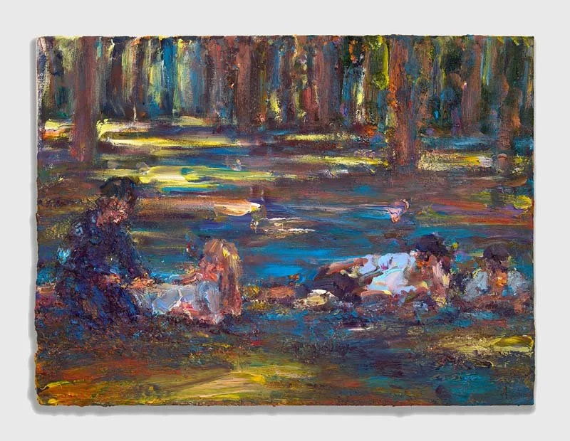  The Spot. 18 x 28 Inches. Acrylic on Canvas. 2025 