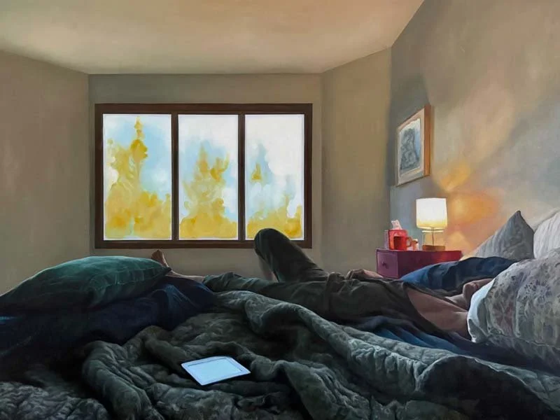  Limerence, oil on board, 30x40inches, 2025 