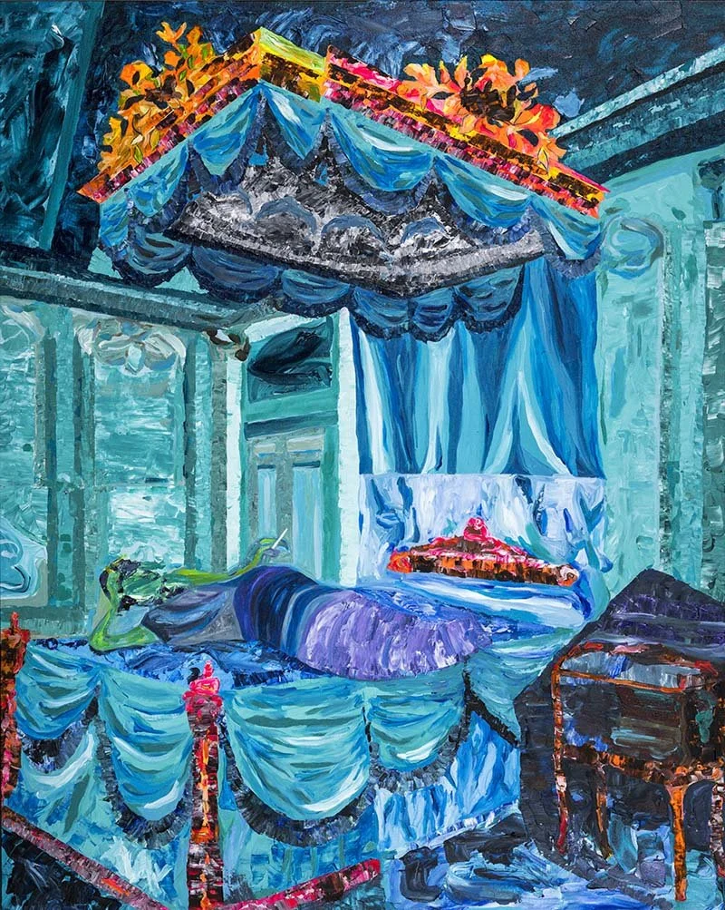 &nbsp;Carlotta Lucimi, Acrylic on canvas, 2023, 57 by 45 