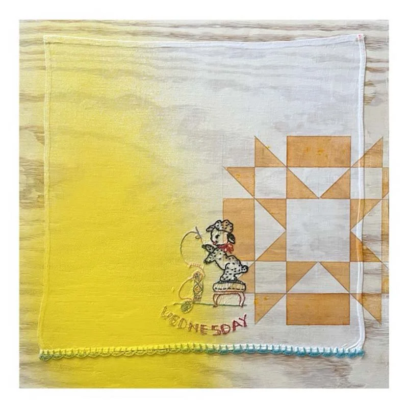   The disappearing dreams of yesterday,  2025, 24x24" Courtesy the artist 