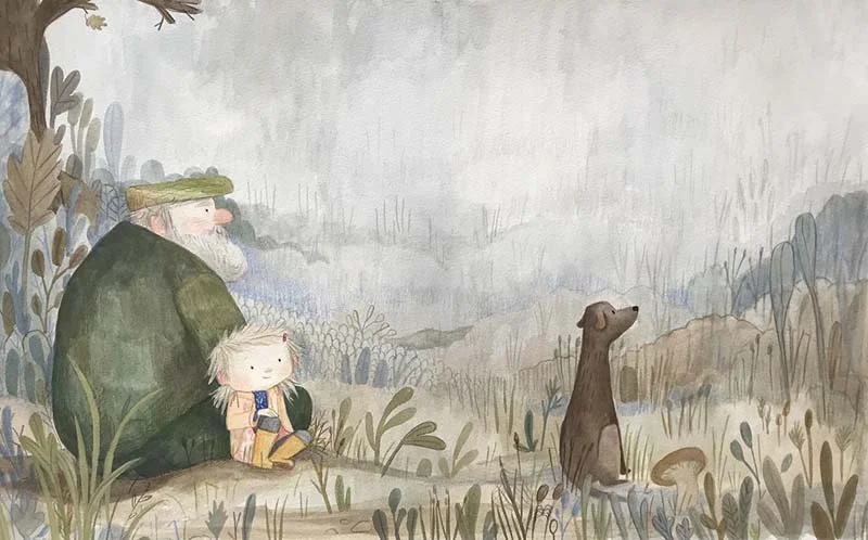  Illustration from children’s book,  Liv , Courtesy of the artist. 