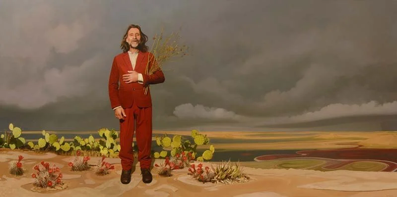   Arizona Bloom , 2014, oil on linen, Courtesy of the artist. 