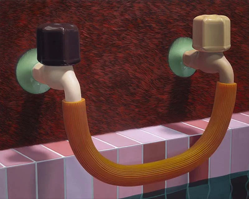   Gabriel d’Entrées et un de ses fréres , 2025, oil on canvas over panel. 