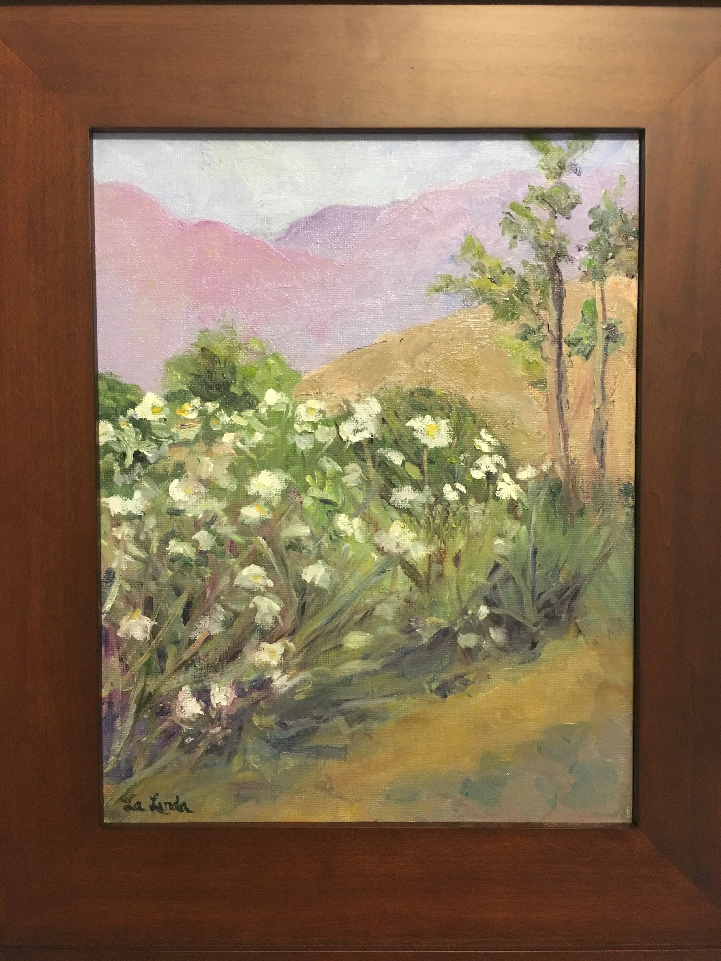 Wildflowers, oil 11x14" $225 (framed)