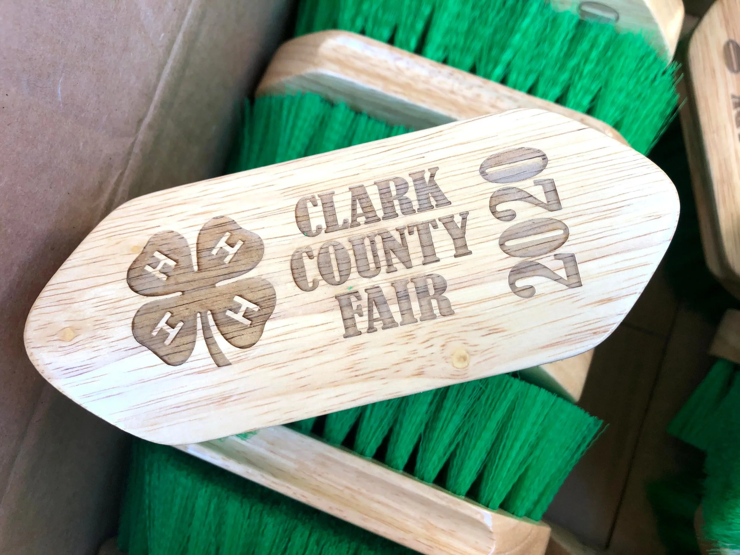 Clark County Fair Livestock Brushes