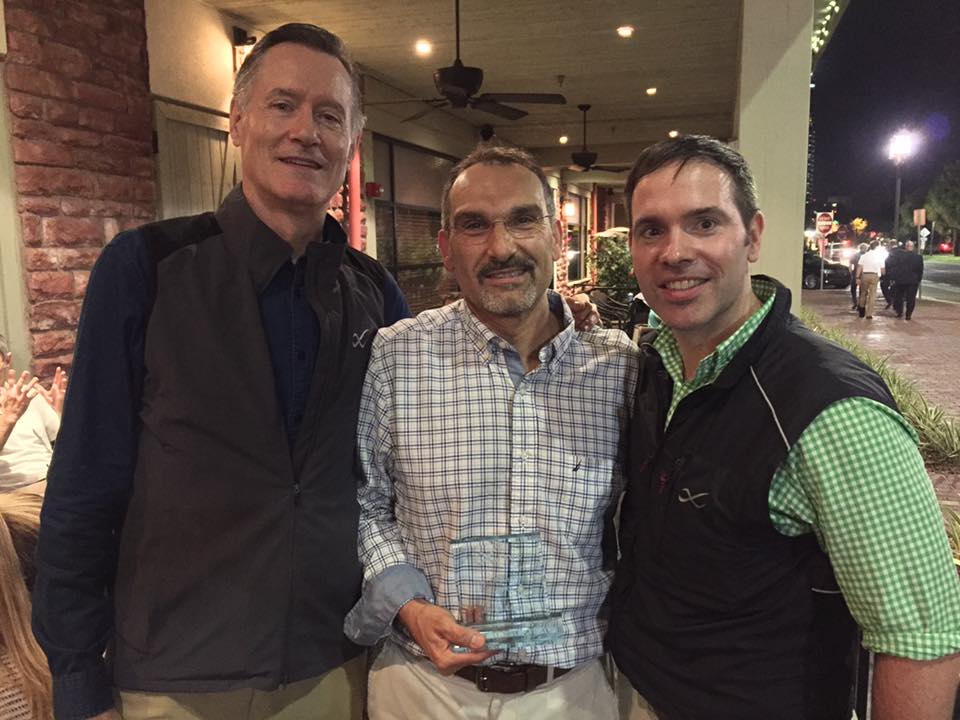 Left to right: John Wilson, President & COO CW-X, Jorge "The Machine" Lopes, Al St. Jean Director, East CW-X