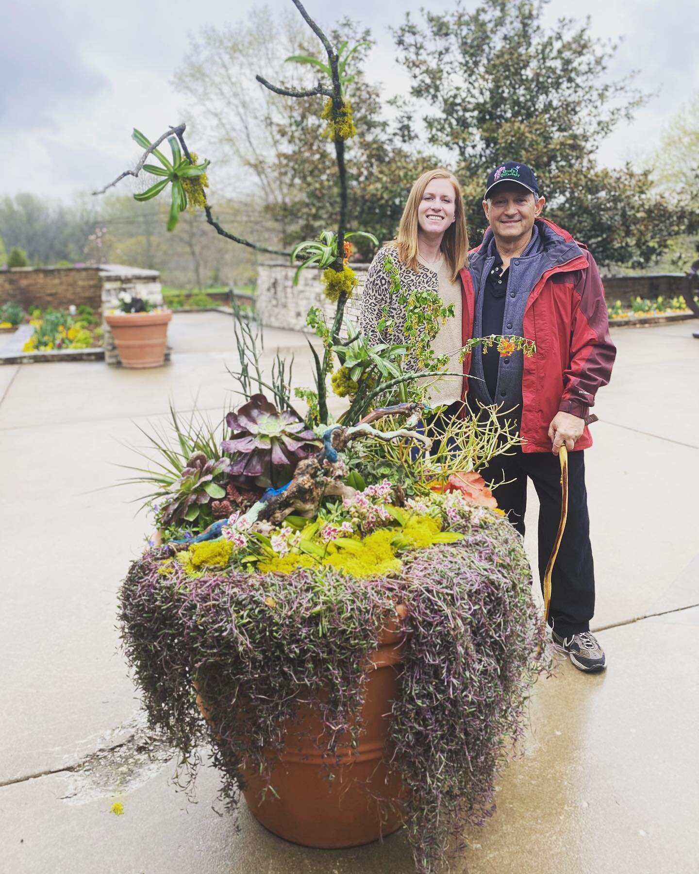 Helped my uncle, David Bird, design a planter based on Arthur Dove&rsquo;s &ldquo;Tree&rdquo; for Bloom Fest at Powell Gardens! Had so much fun putting it together and getting to celebrate with the family. #Bloomfest