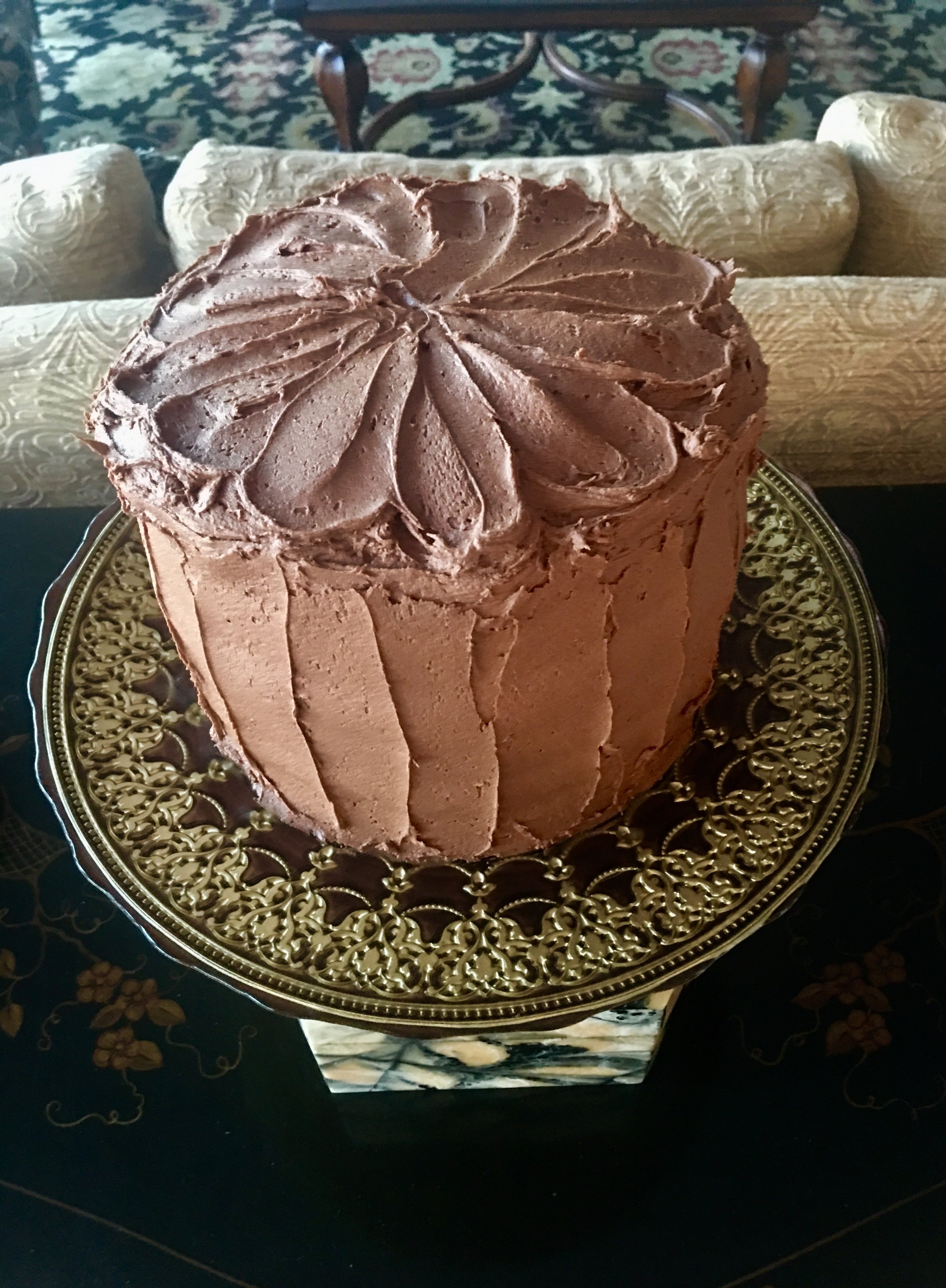 Black Russian Cake with Kahlua Glaze  Valeries Kitchen