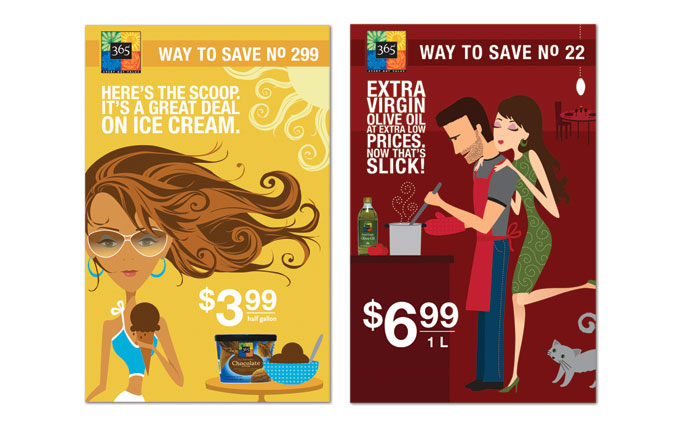 Whole Foods Market 365 Campaign - Illustration