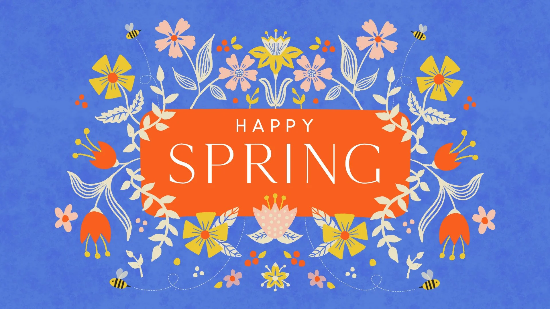 Spring Campaign illustration for CBRE