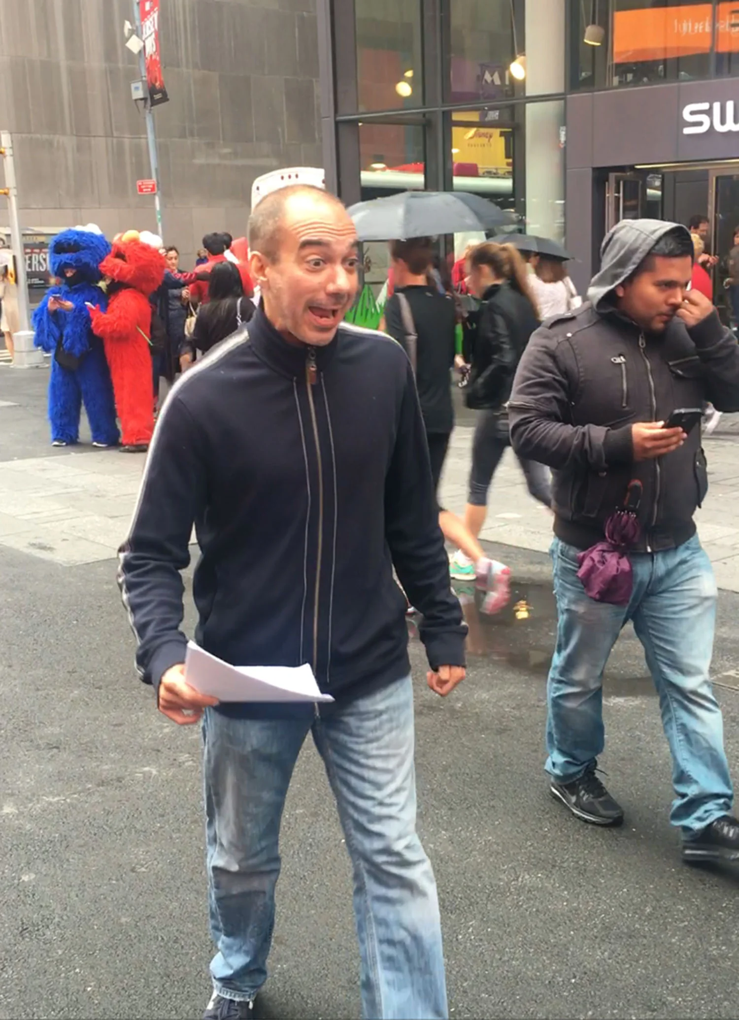  Times Square 3:31 pm. Some people still think I'm crazy. 